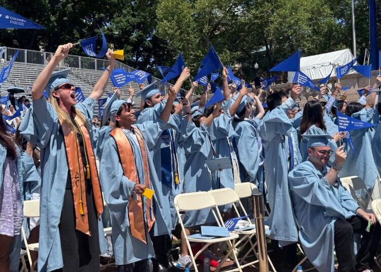 For Columbia’s Class of 2026, a Toasty Graduation Day Caps Years of Heat