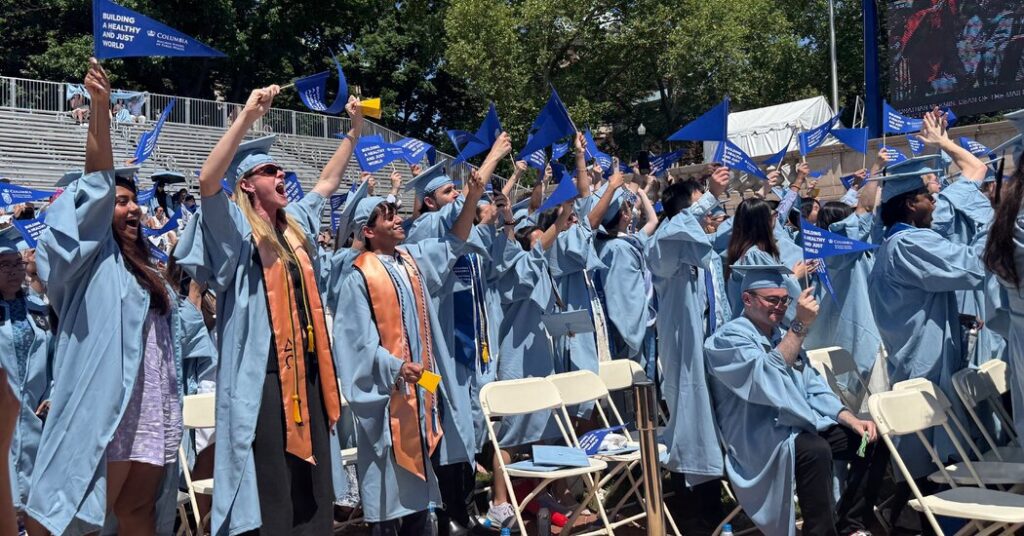 For Columbia’s Class of 2026, a Toasty Graduation Day Caps Years of Heat