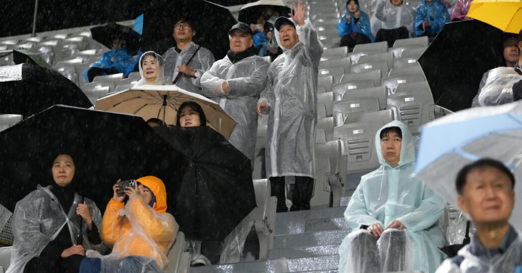 The South Koreans Cheering for a Visiting North Korean Soccer Team