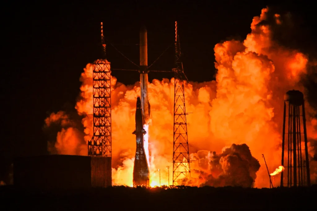 Blue Origin Rocket Explodes in Fiery Setback