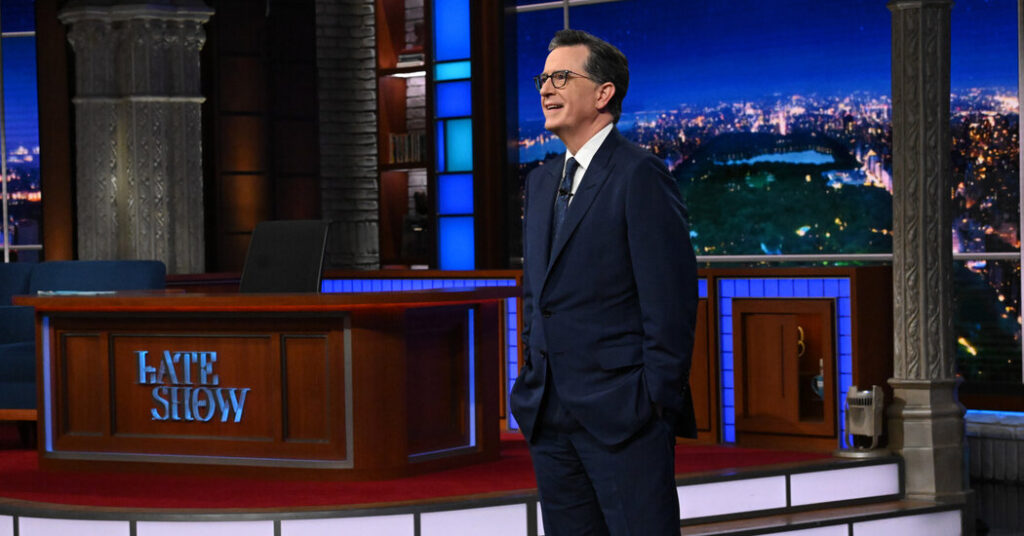 Stephen Colbert Suited Himself