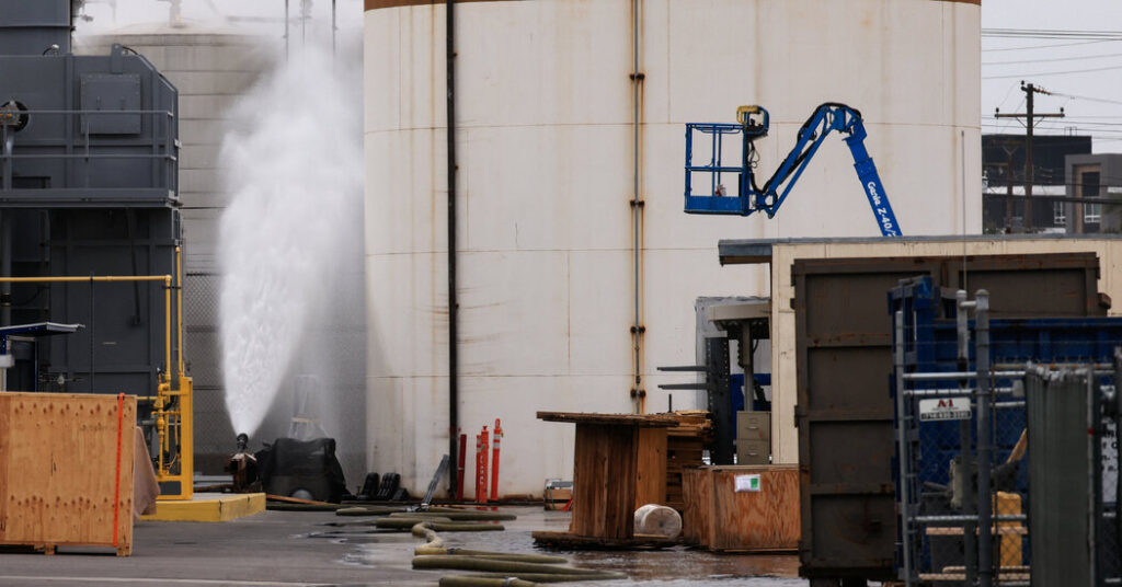 Chemical Tank in Orange County Continues to Overheat, Authorities Say