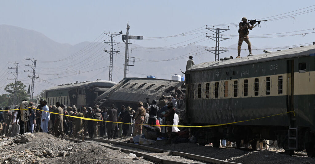 At Least 14 Killed in Bombing Attack That Derailed a Train in Pakistan