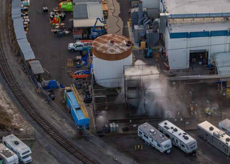 Firefighters Still Working to Cool Chemical Tank in Southern California
