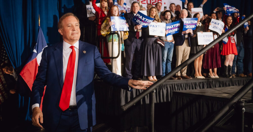 Paxton Ousts Cornyn, Solidifying Trump’s Grip on G.O.P.