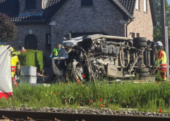 Minibus Transporting Schoolchildren Is Hit by Train in Belgium
