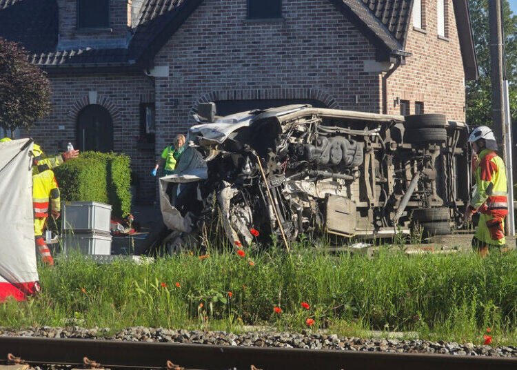 Minibus Transporting Schoolchildren Is Hit by Train in Belgium