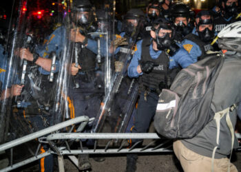 N.J. Governor Calls for Calm After Protesters Clash With Police at Delaney Hall
