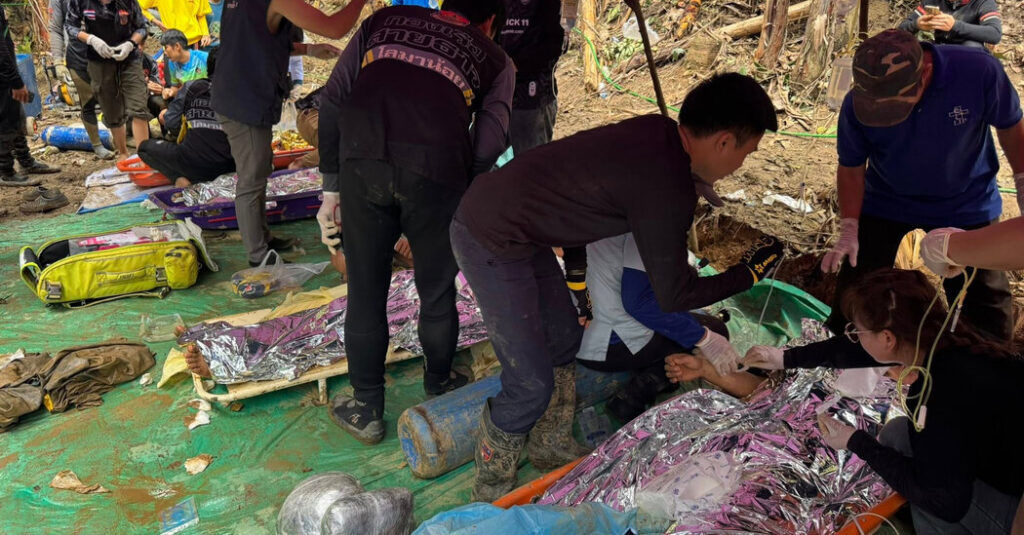 Five Miners Are Rescued After Week Trapped in Flooded Laos Cave