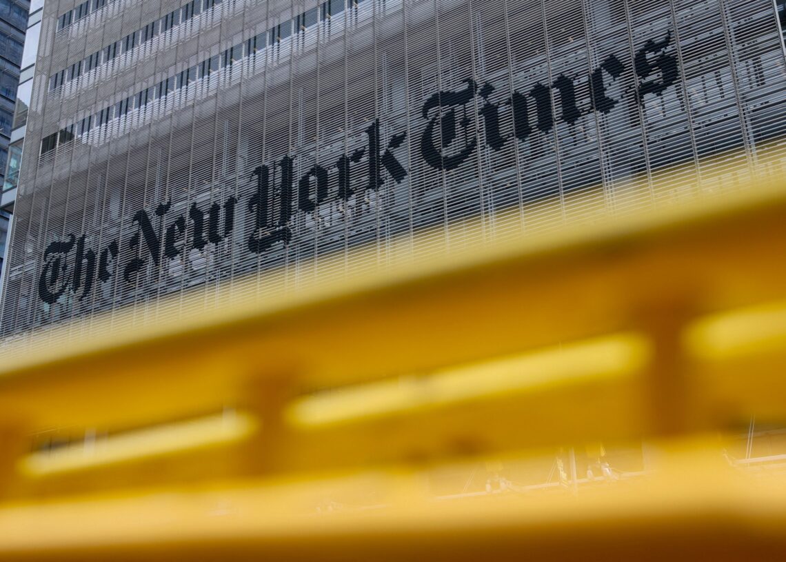 U.S. agency sues New York Times, accusing it of bias against White male employee