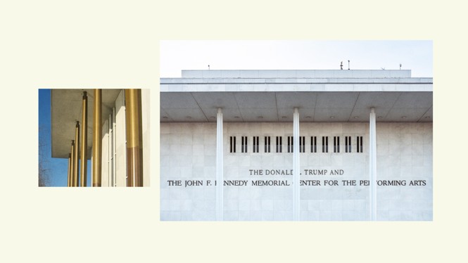 Kennedy Center columns before and after