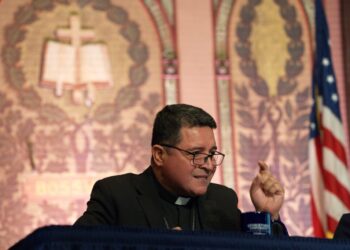 Bishop Evelio Menjivar-Ayala talks Pope Leo, migrants and bluegrass music