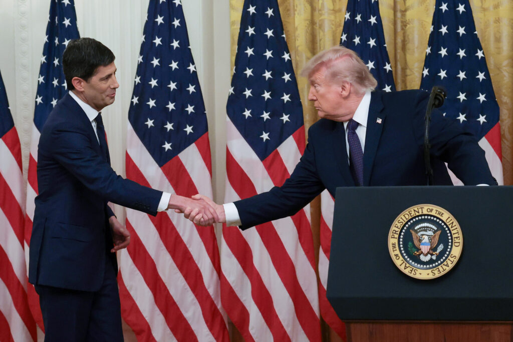 As inflation surges, Fed chief is sworn in by a president who wants rate cuts
