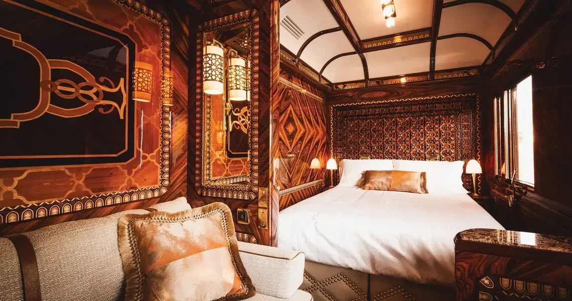 Inside first-class train travel around the world, from private suites to gourmet meals