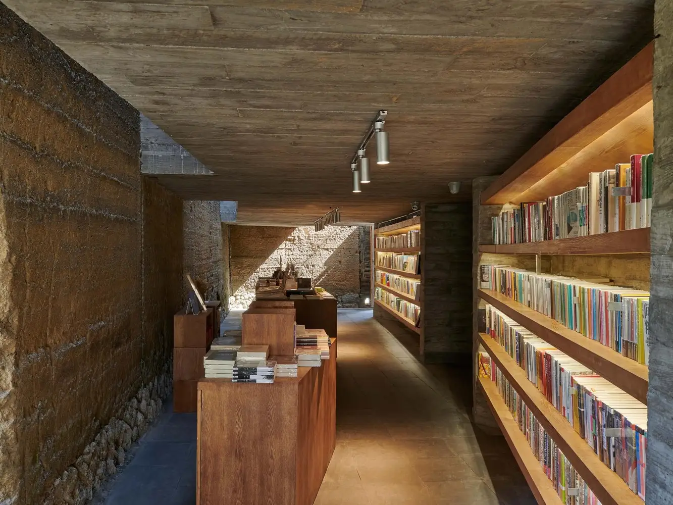 Paddy Field Bookstore bookshelves