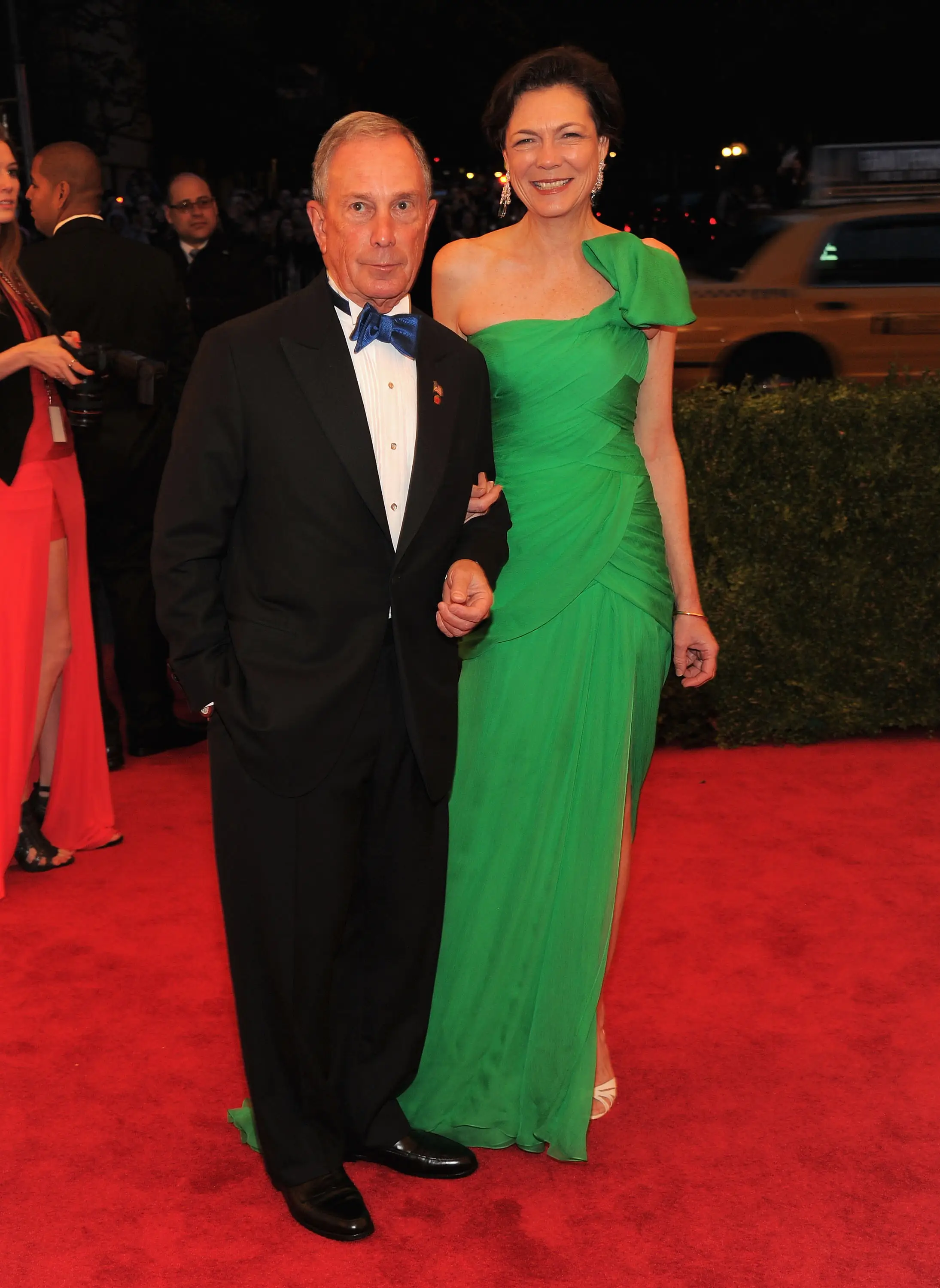 Mayor Michael Bloomberg and Diana Taylor at the Met Gala in 2012