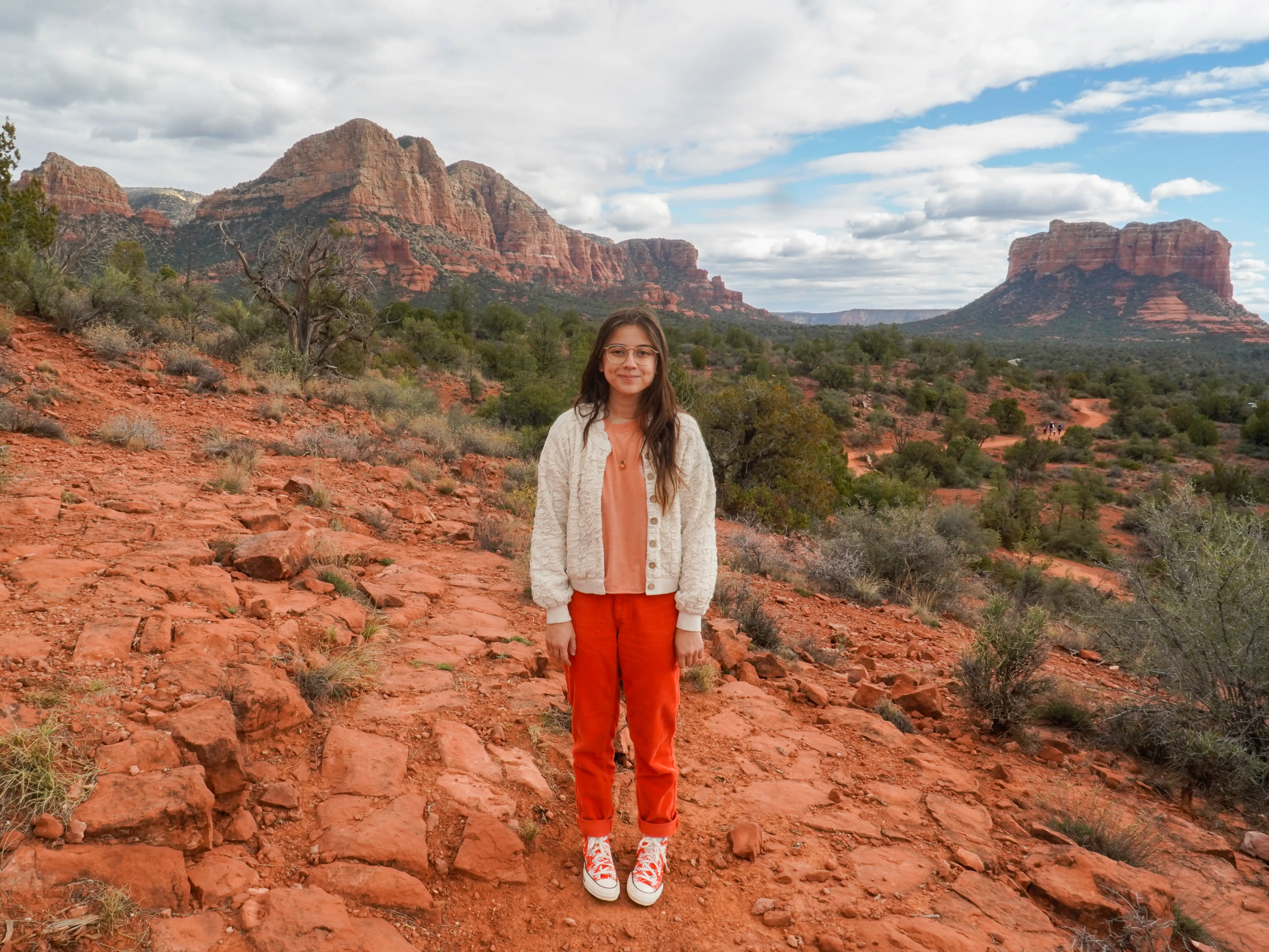 The author in scenic Sedona