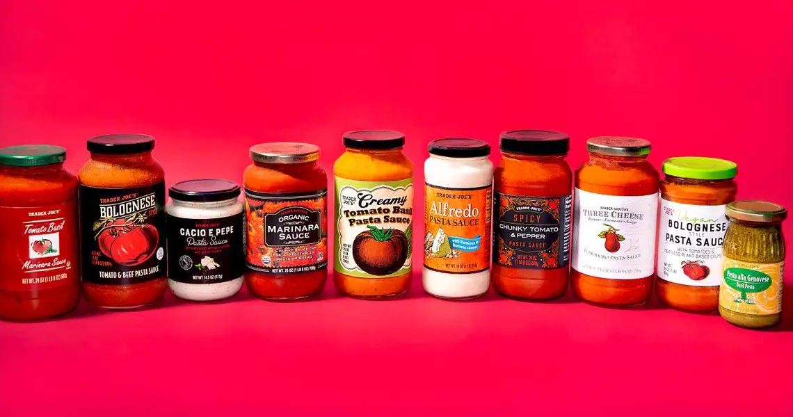 I tried all the jarred pasta sauces I could find at Trader Joe’s and ranked them from worst to best