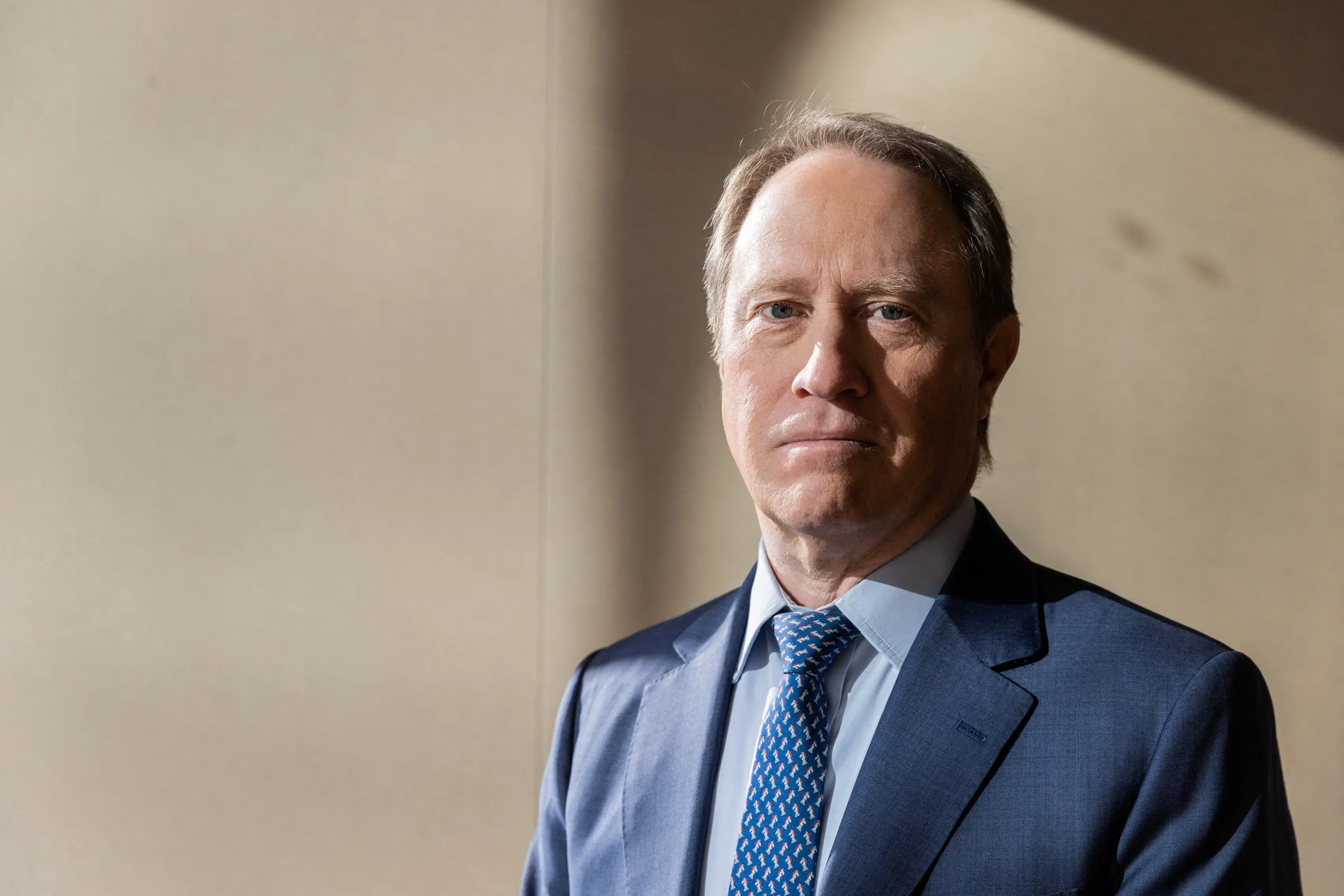 Morgan Stanley's incoming CEO Ted Pick poses for a portrait in New York City, U.S., December 21, 2023.