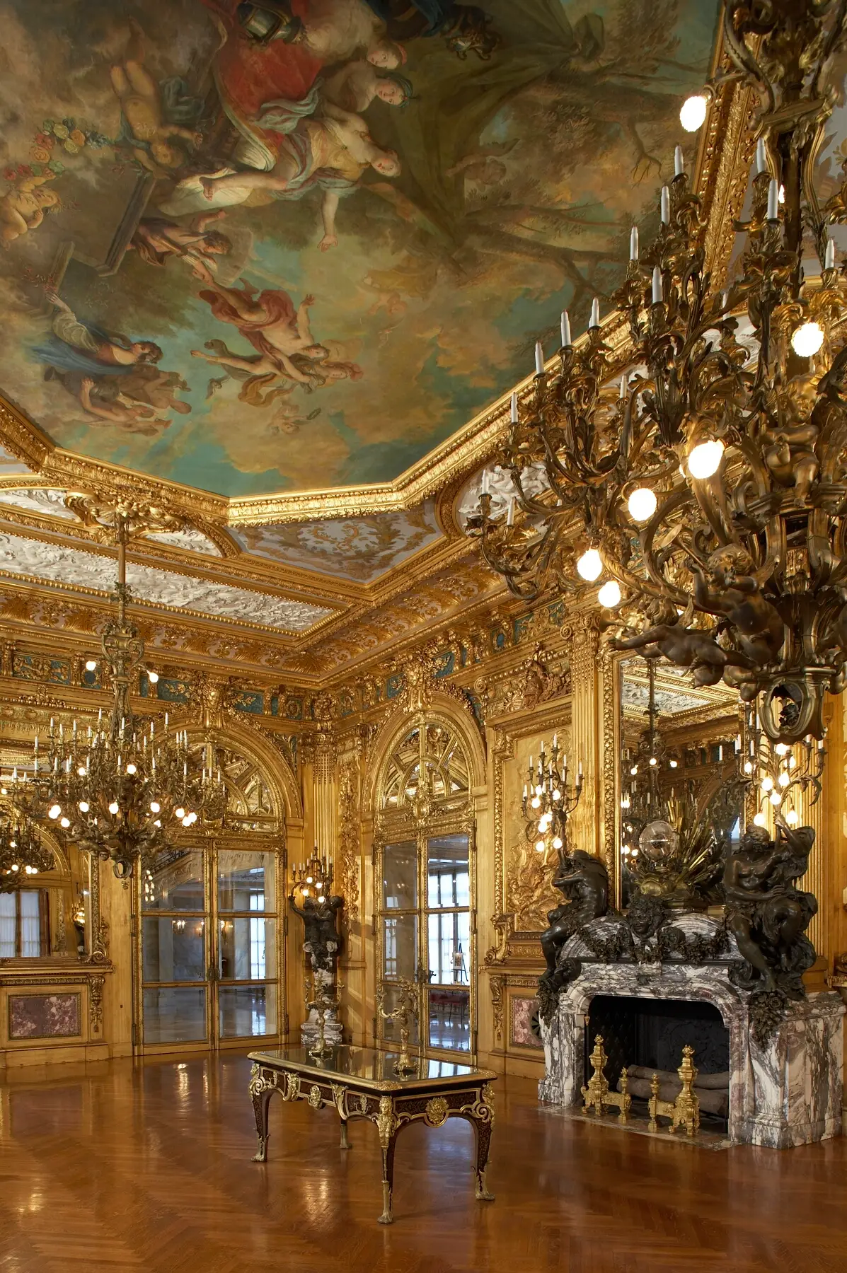 The Salon, or Gold Room, at Marble House.