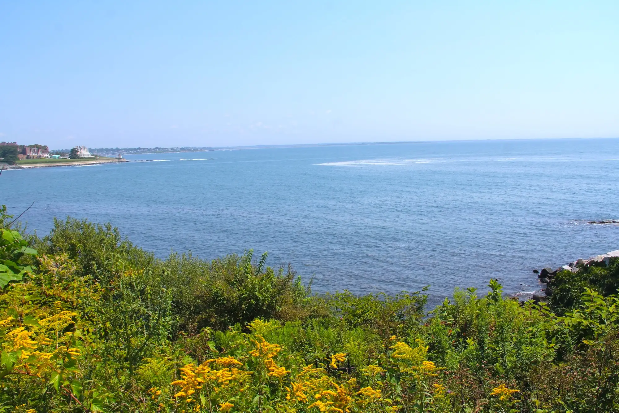 Ocean views at Marble House.