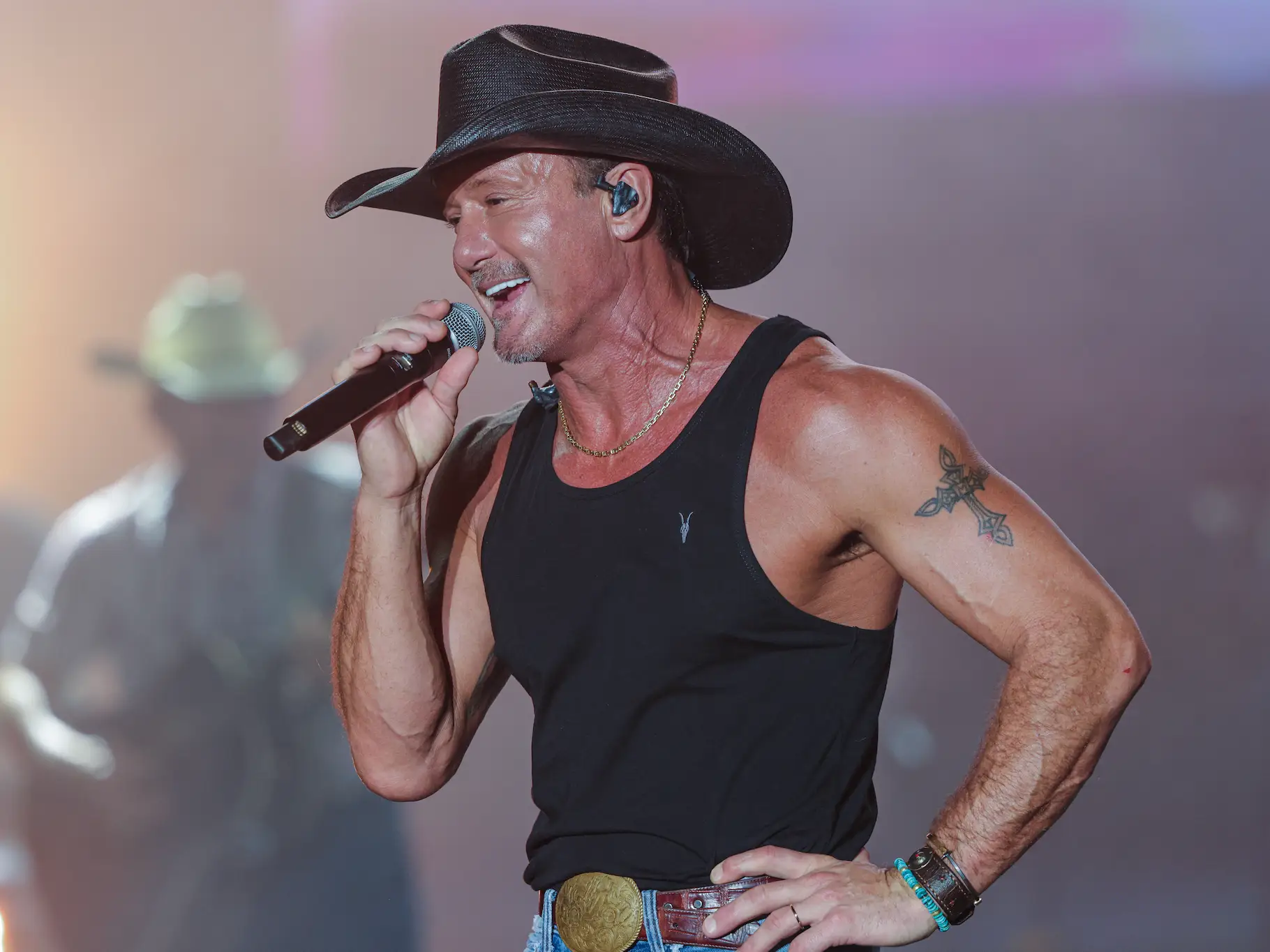 Tim McGraw performs during the Windy City Smokeout on August 5, 2022 in Chicago, Illinois. (