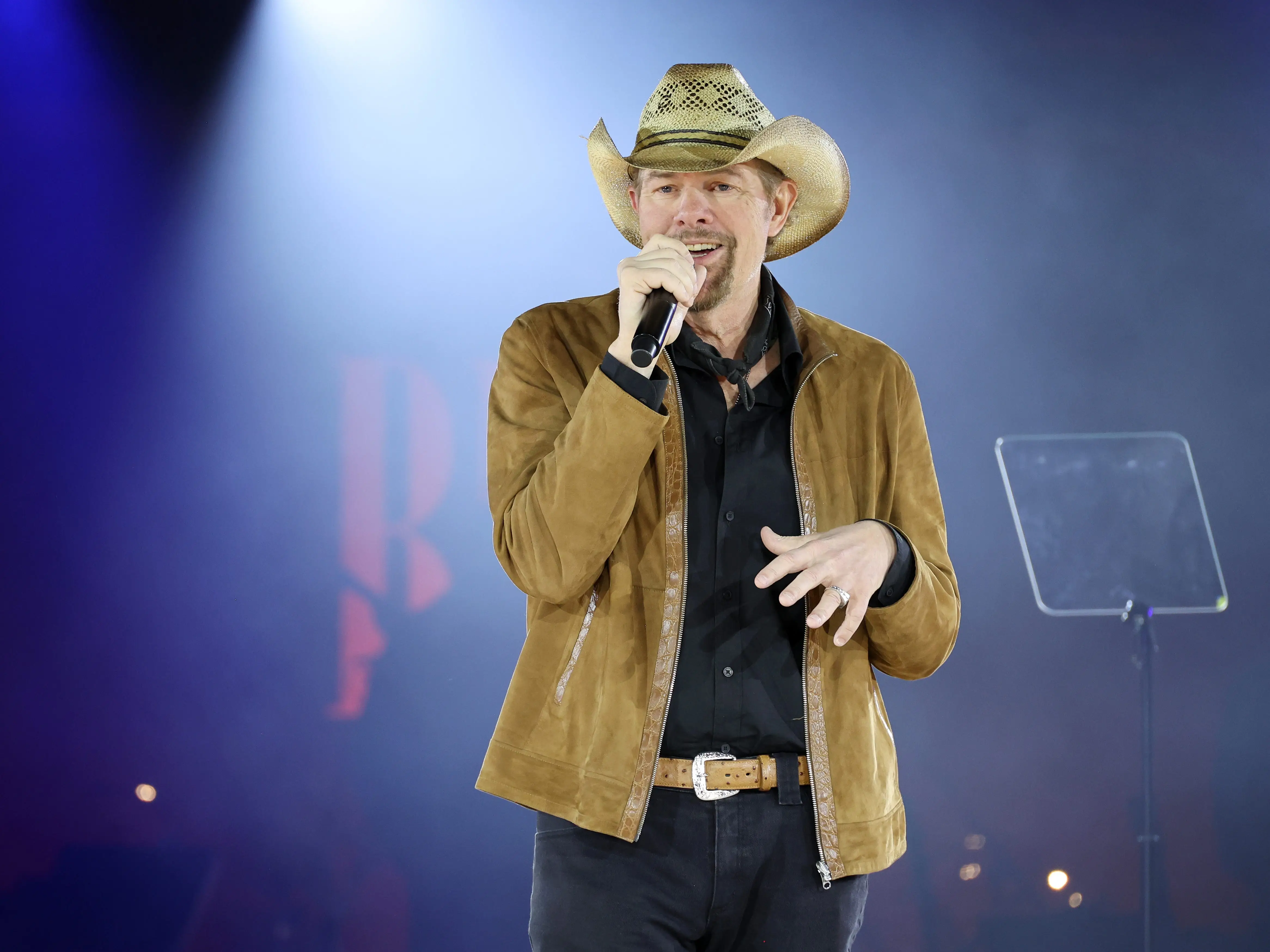 Toby Keith performs onstage for the BMI Icon Award during the 2022 BMI Country Awards at BMI on November 08, 2022