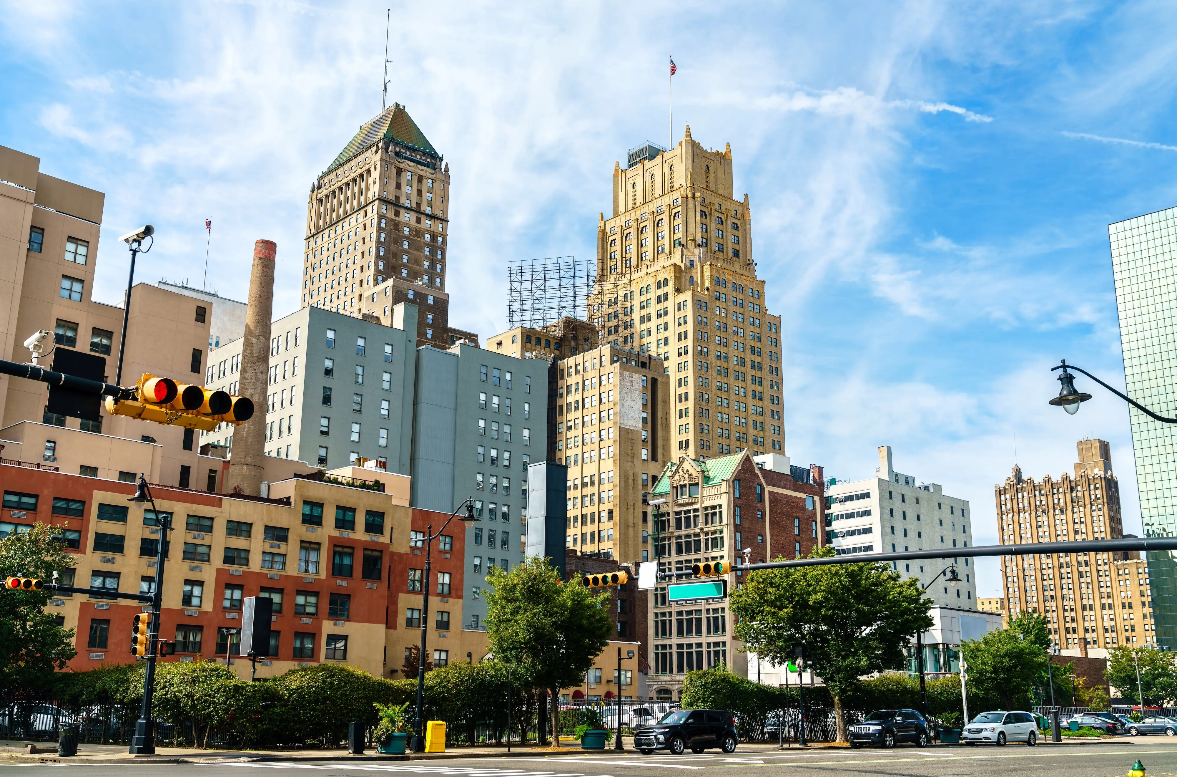 Downtown Newark, New Jersey.