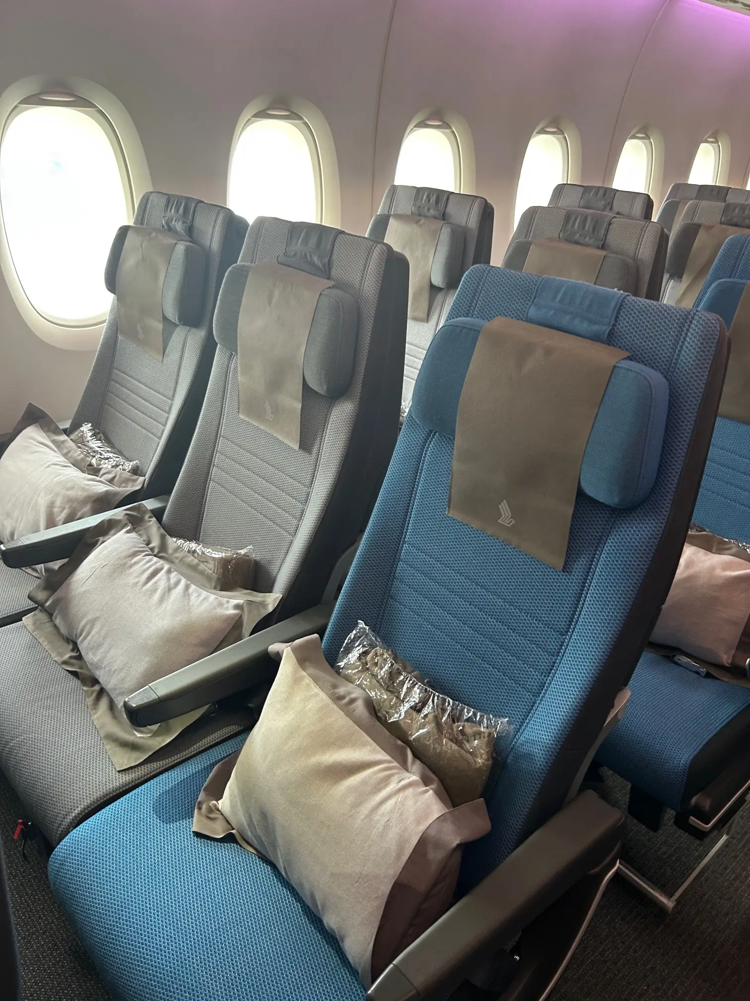 Singapore Airlines seats
