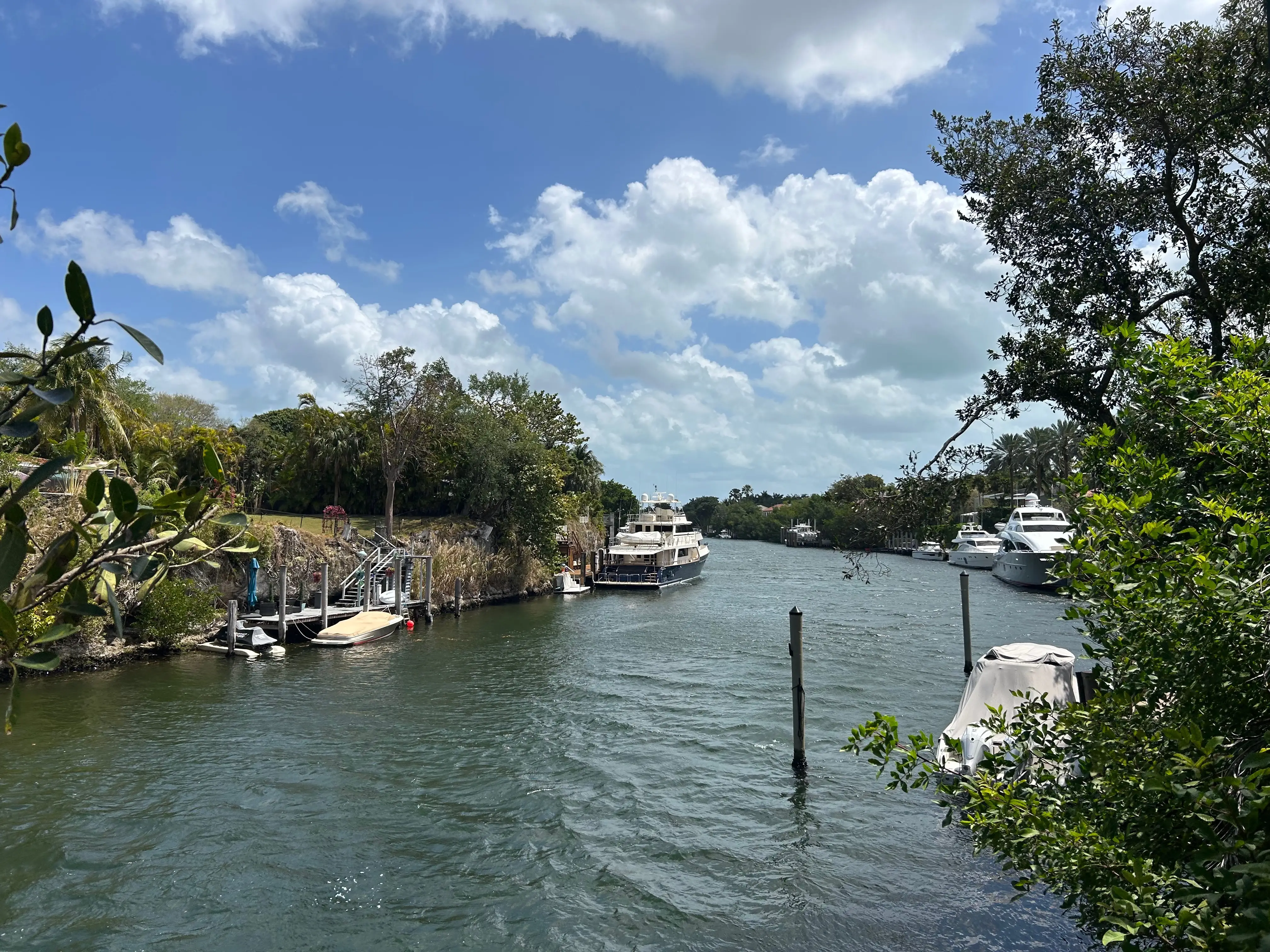 Causeway near Gables Estates in Coral Gables, Miami