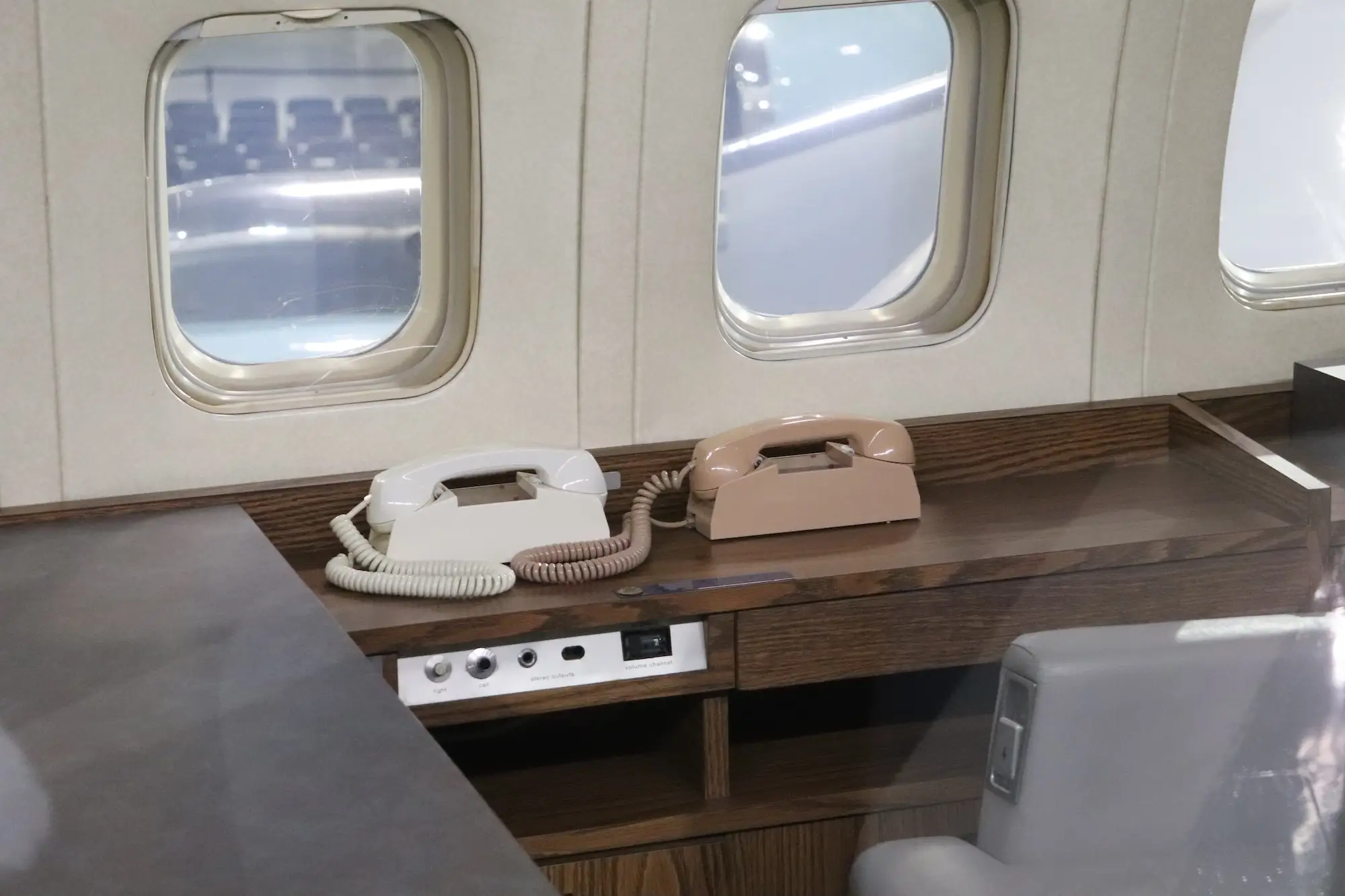 Two phones in the president's stateroom on Air Force One SAM 26000.
