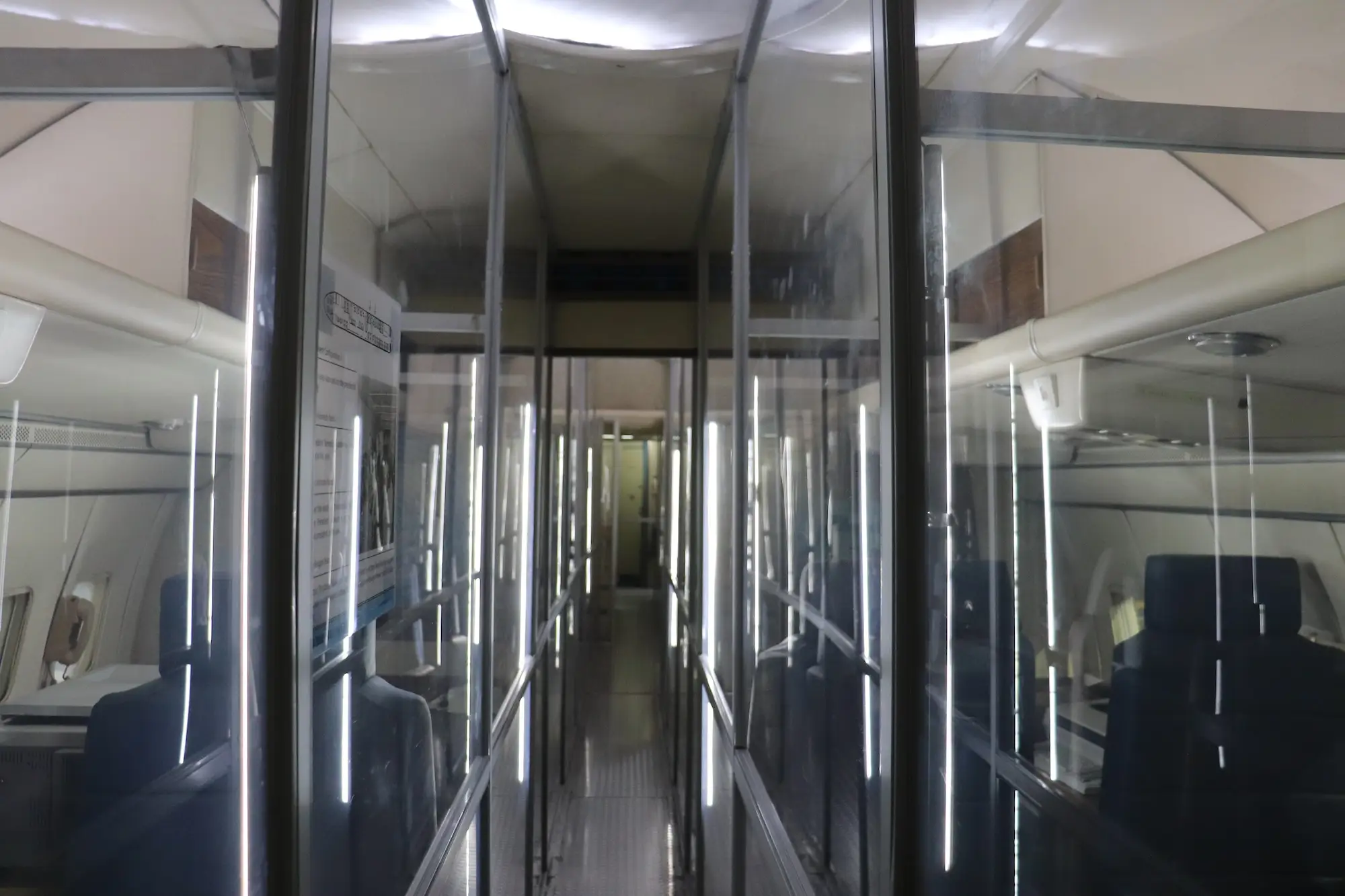 A hallway on SAM 26000.