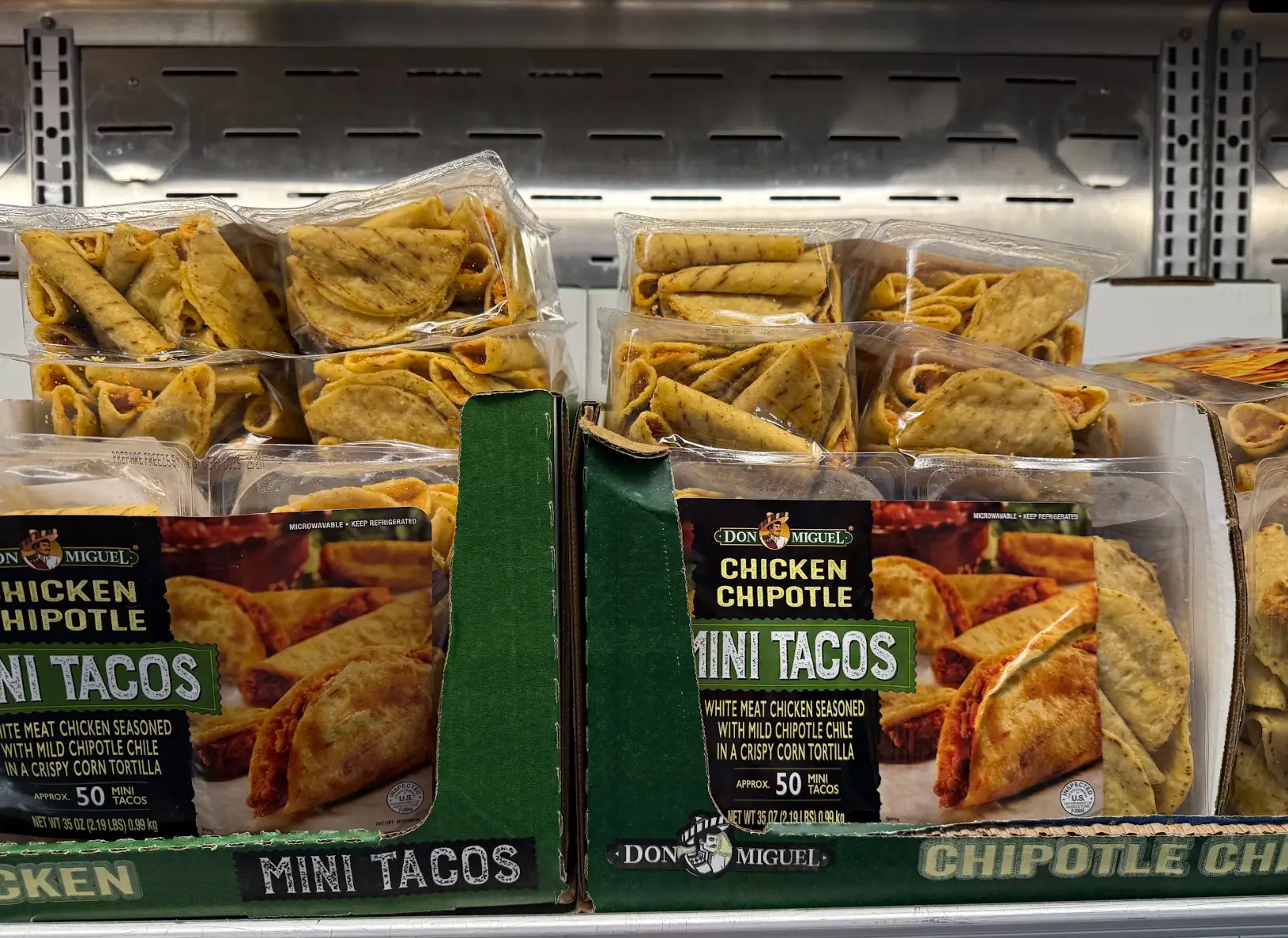Don Miguel chicken chipotle mini tacos.