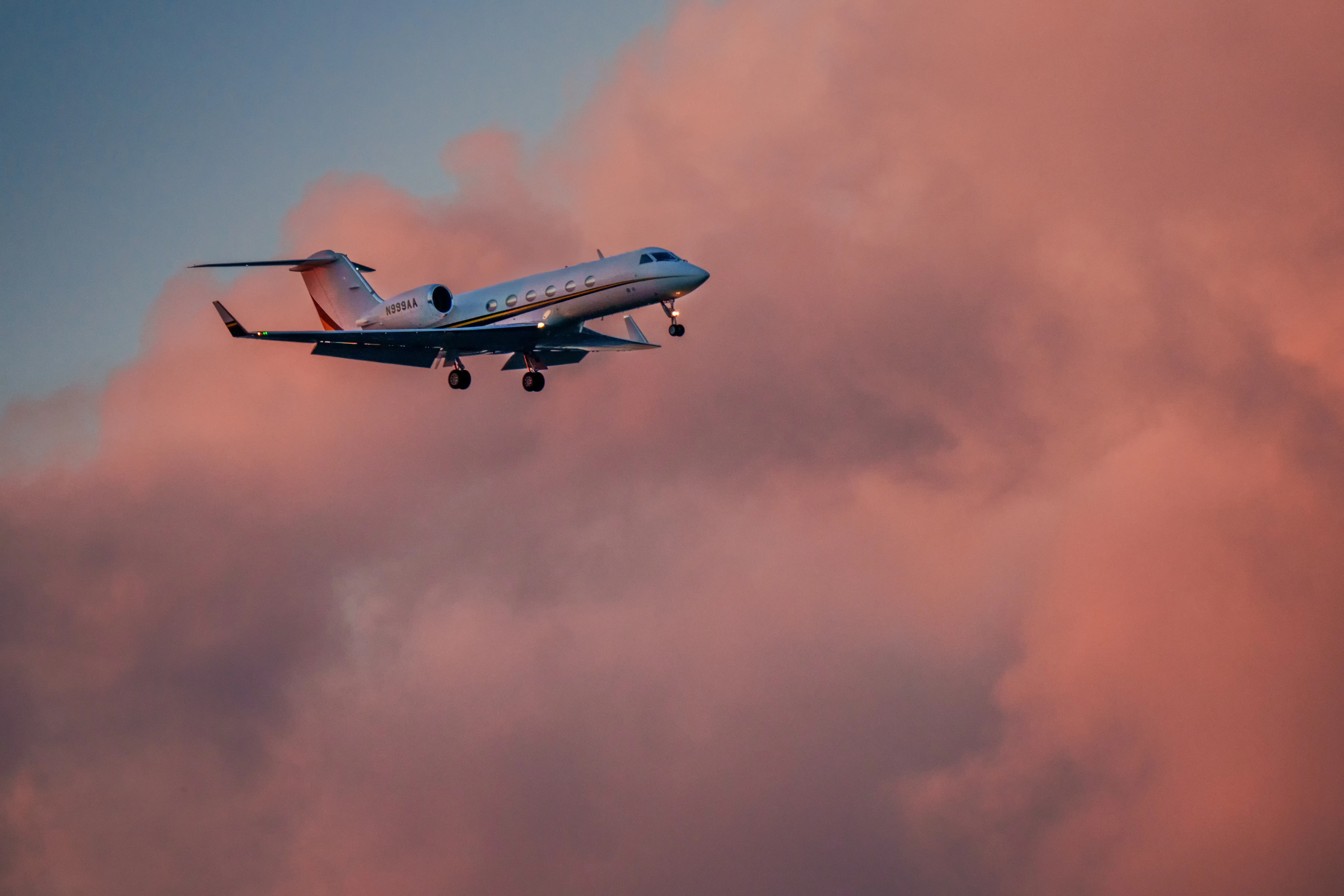 Private jet lands in Dc.