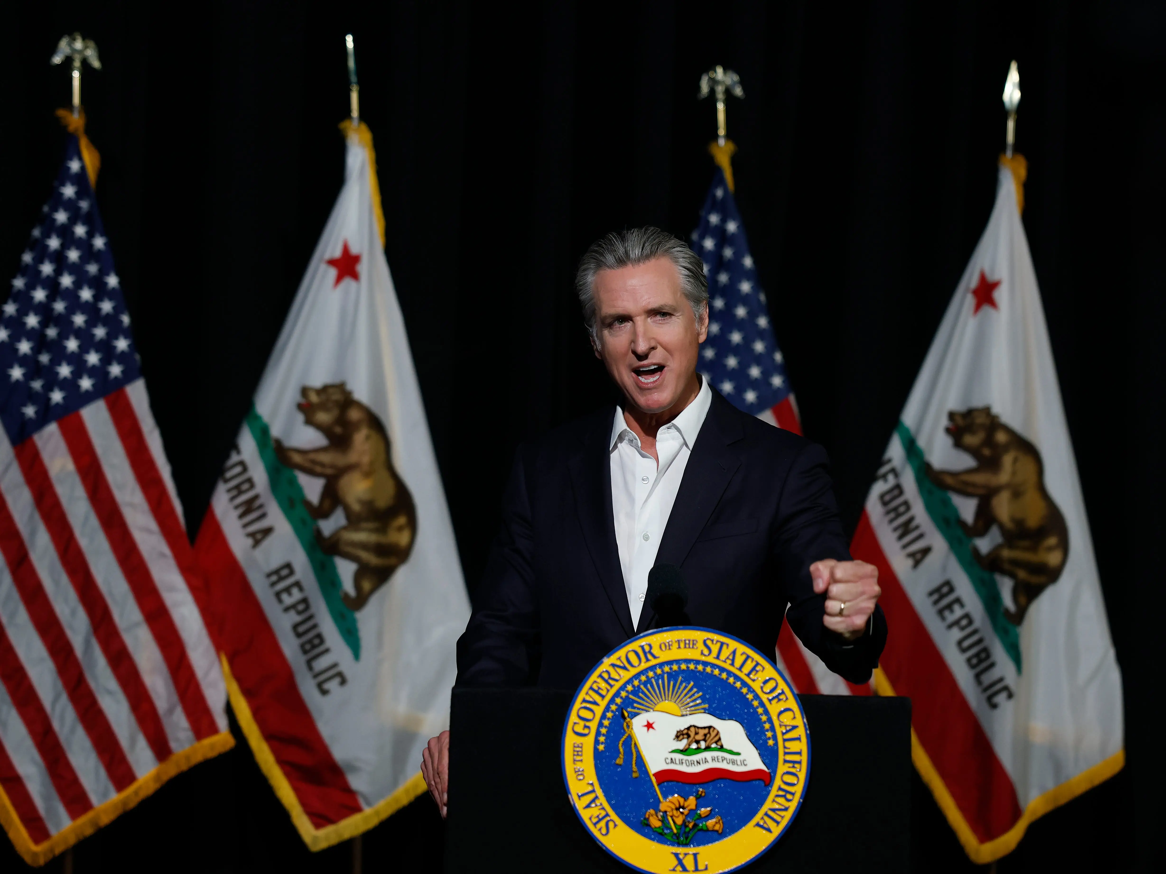 California governor Gavin Newsom