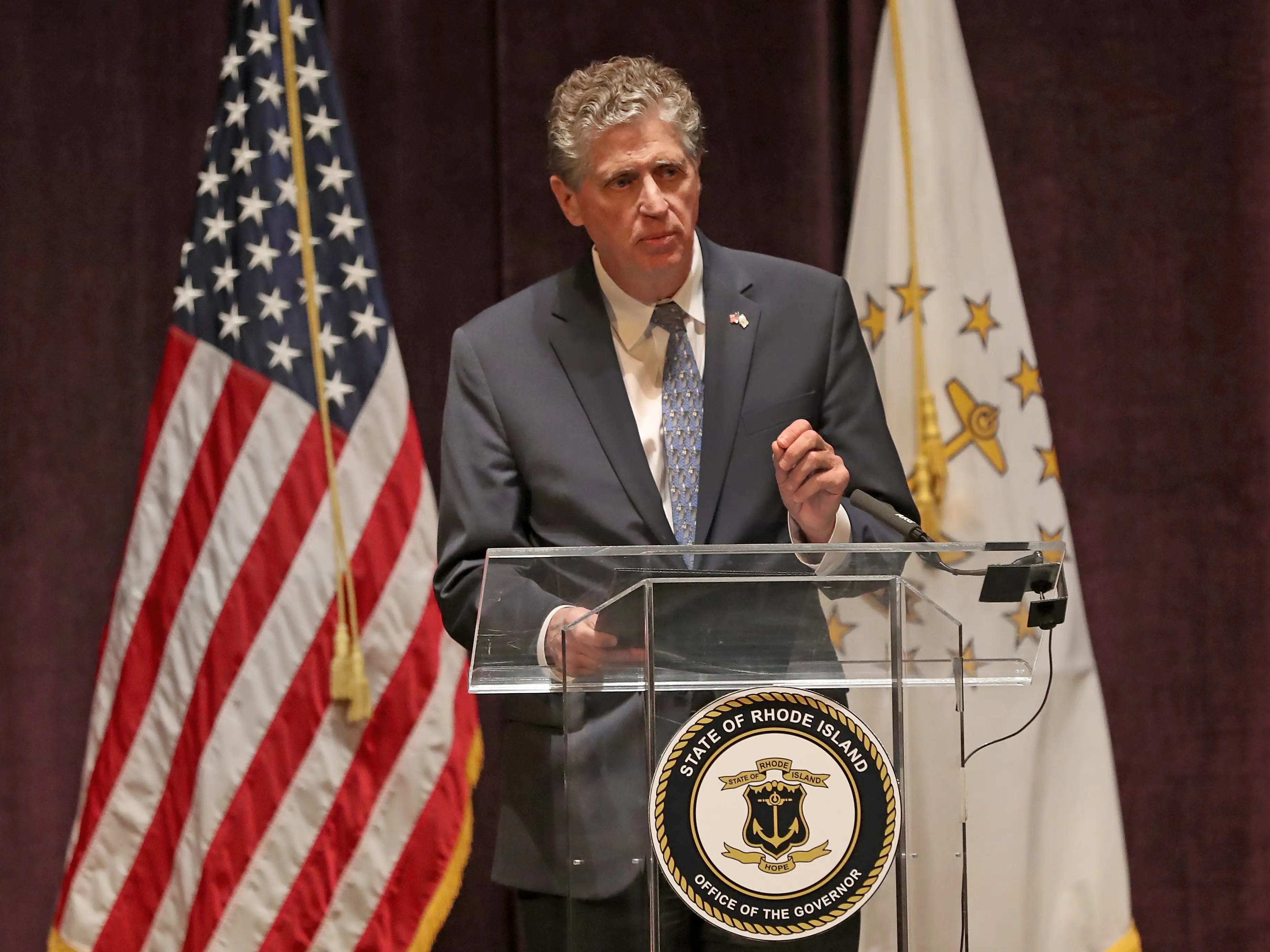 Rhode Island governor Daniel McKee