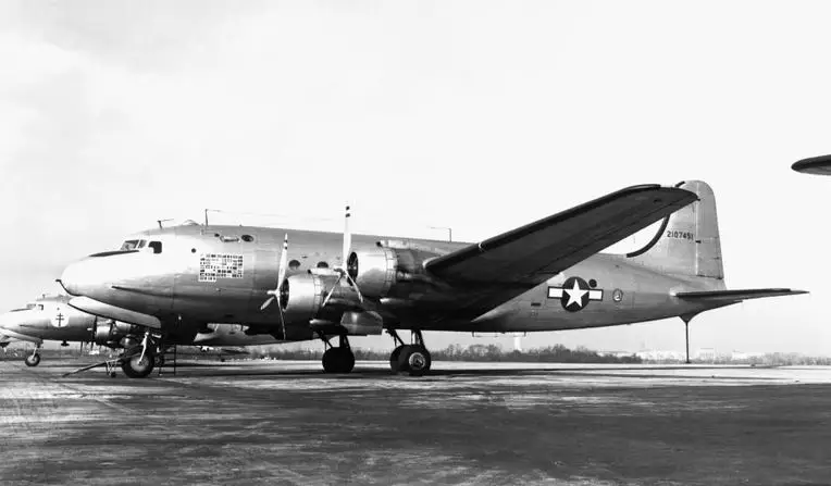 The Douglas VC-54C known as 