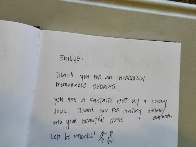 Guestbook signature