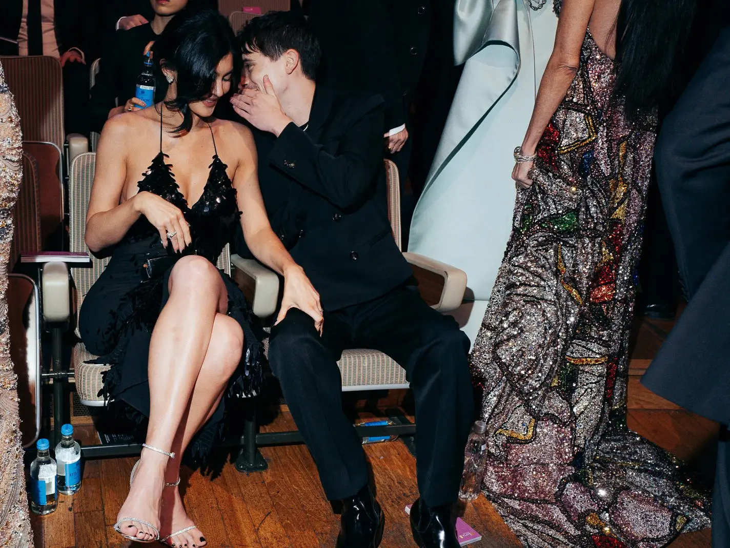 Kylie Jenner and Timothée Chalamet attend the EE BAFTA Film Awards in February 2025.