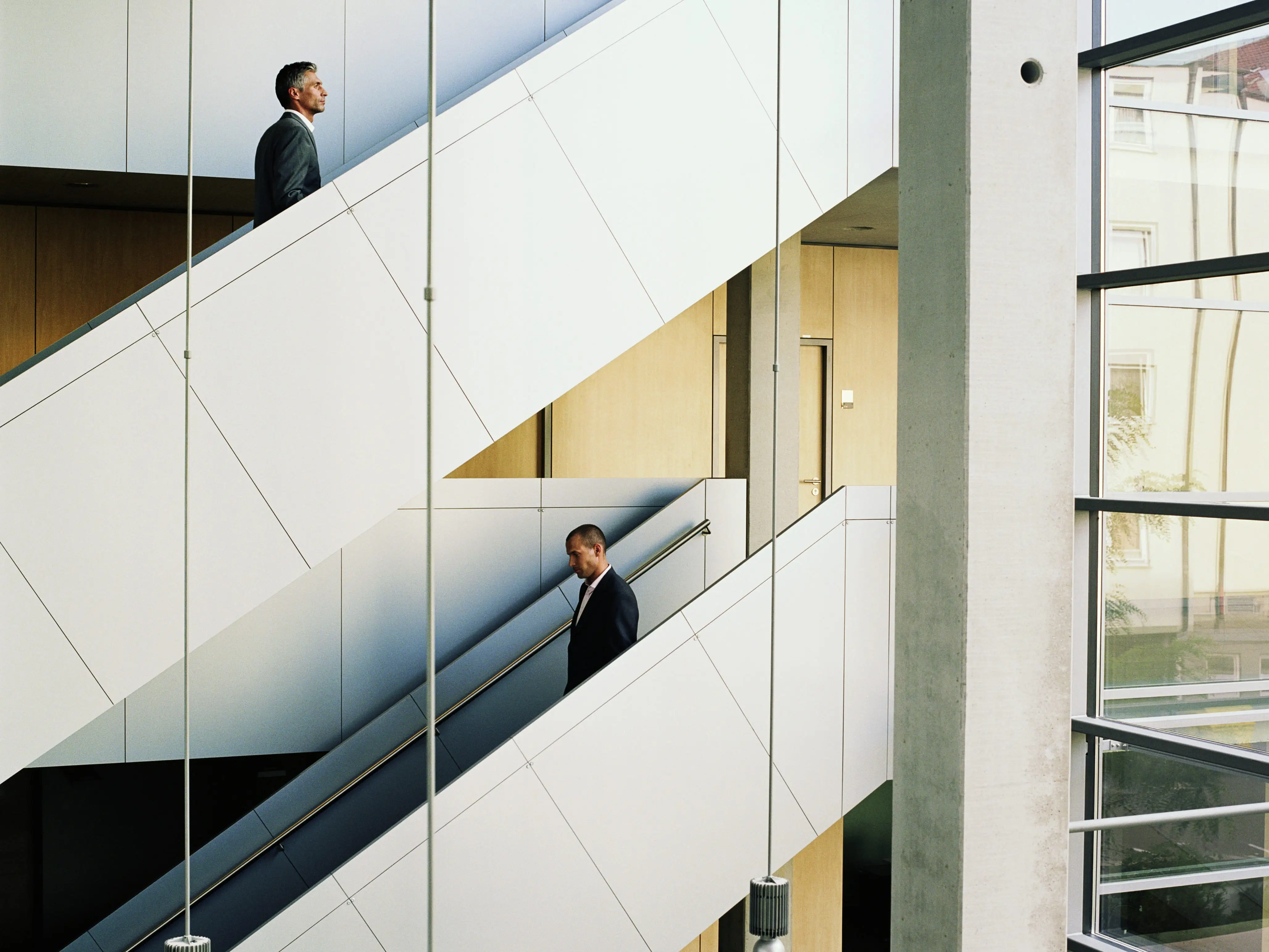 people in building