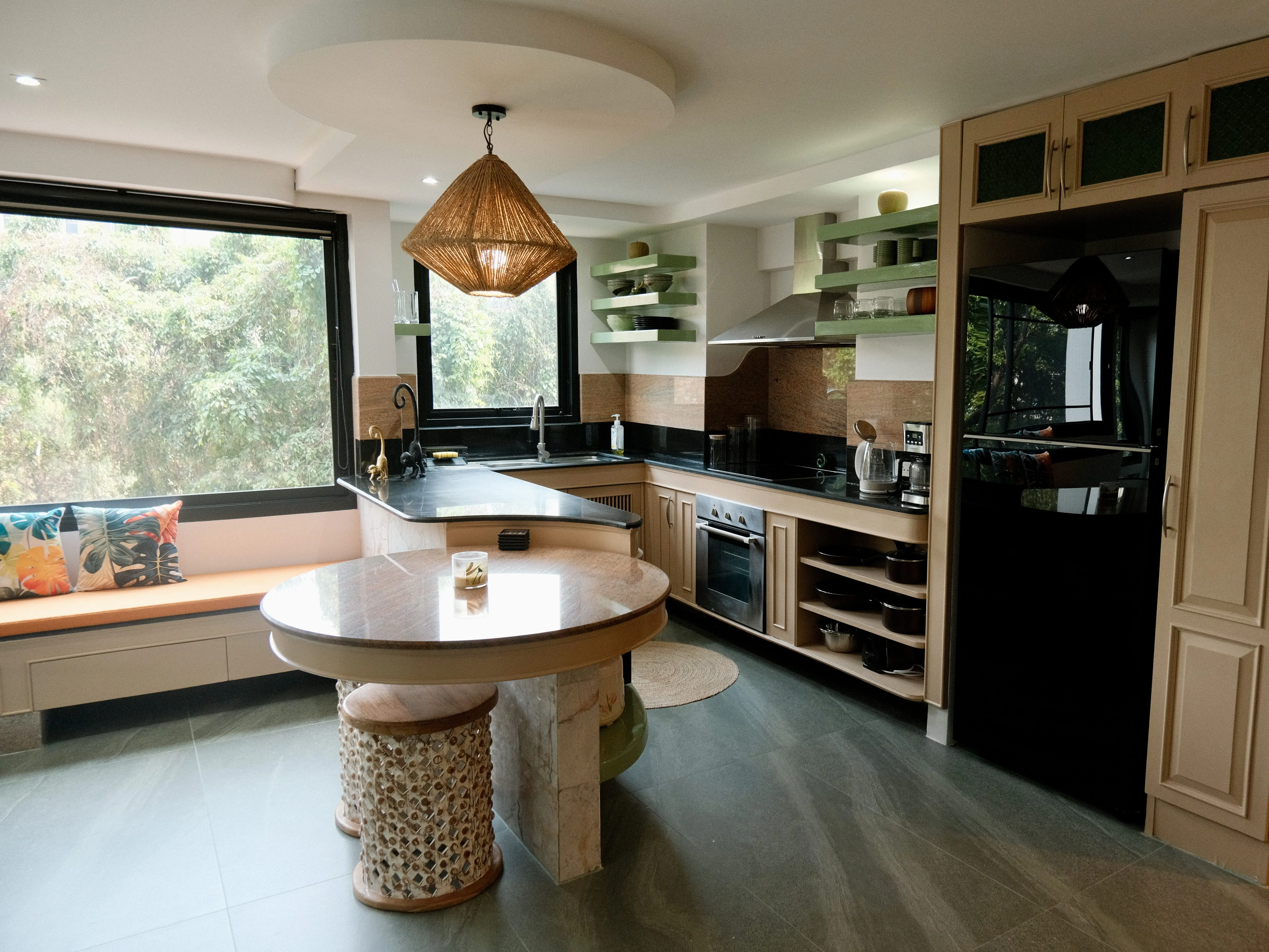 The Airbnb kitchen.