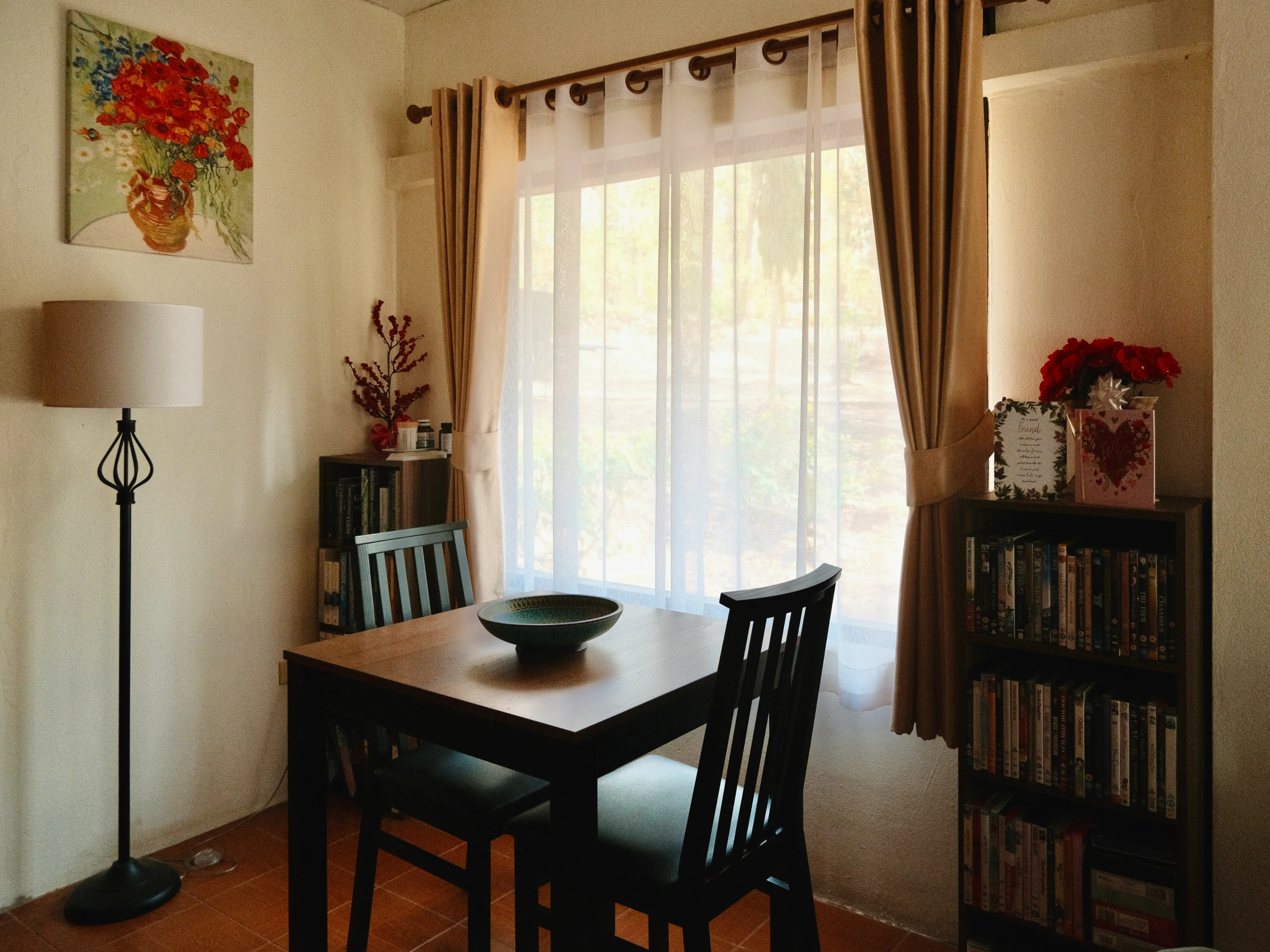 The couple's home.