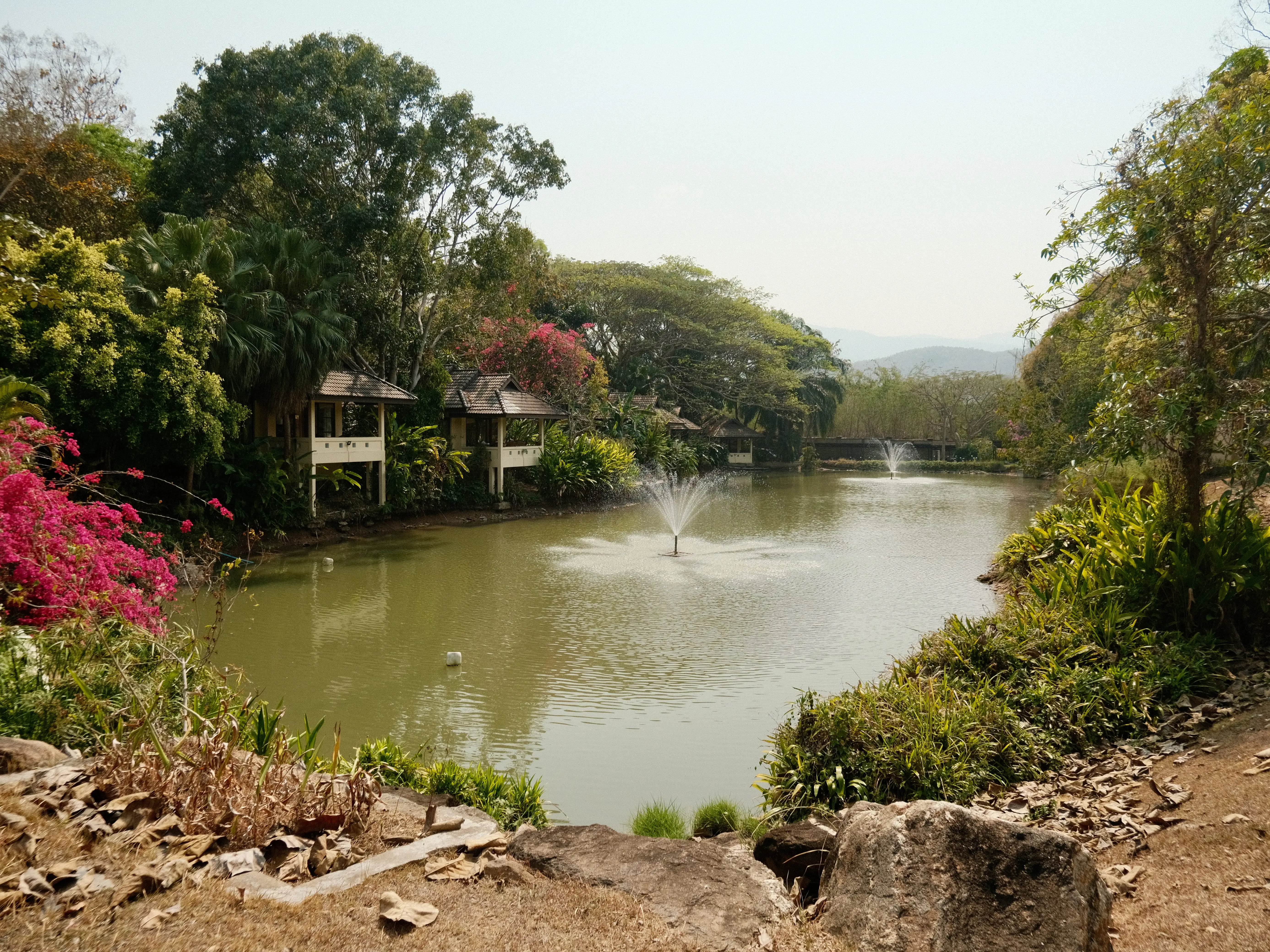 The lake at Care Resort Chiang Mai in Thailand.