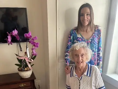 Woman and grandma