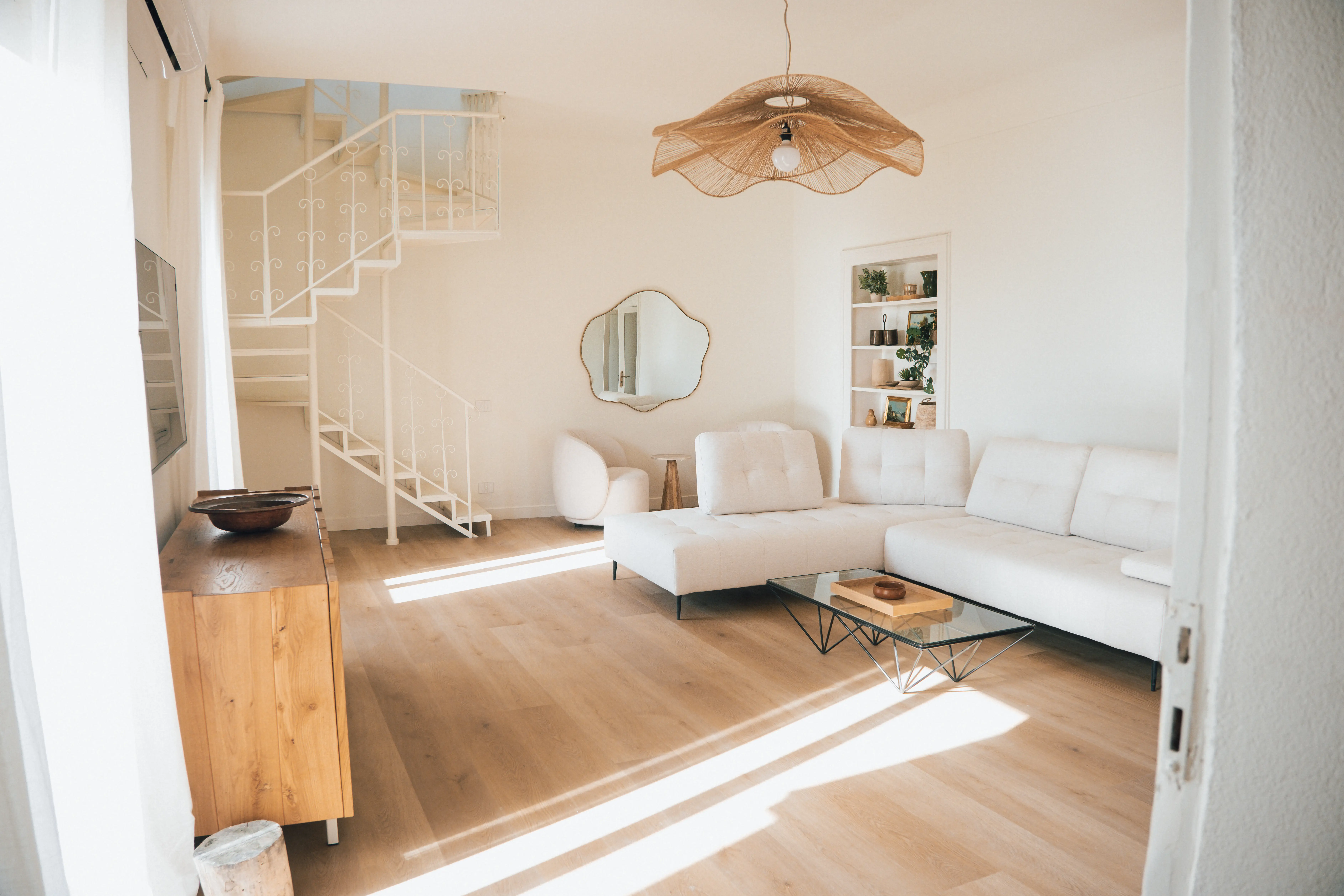 A renovated apartment