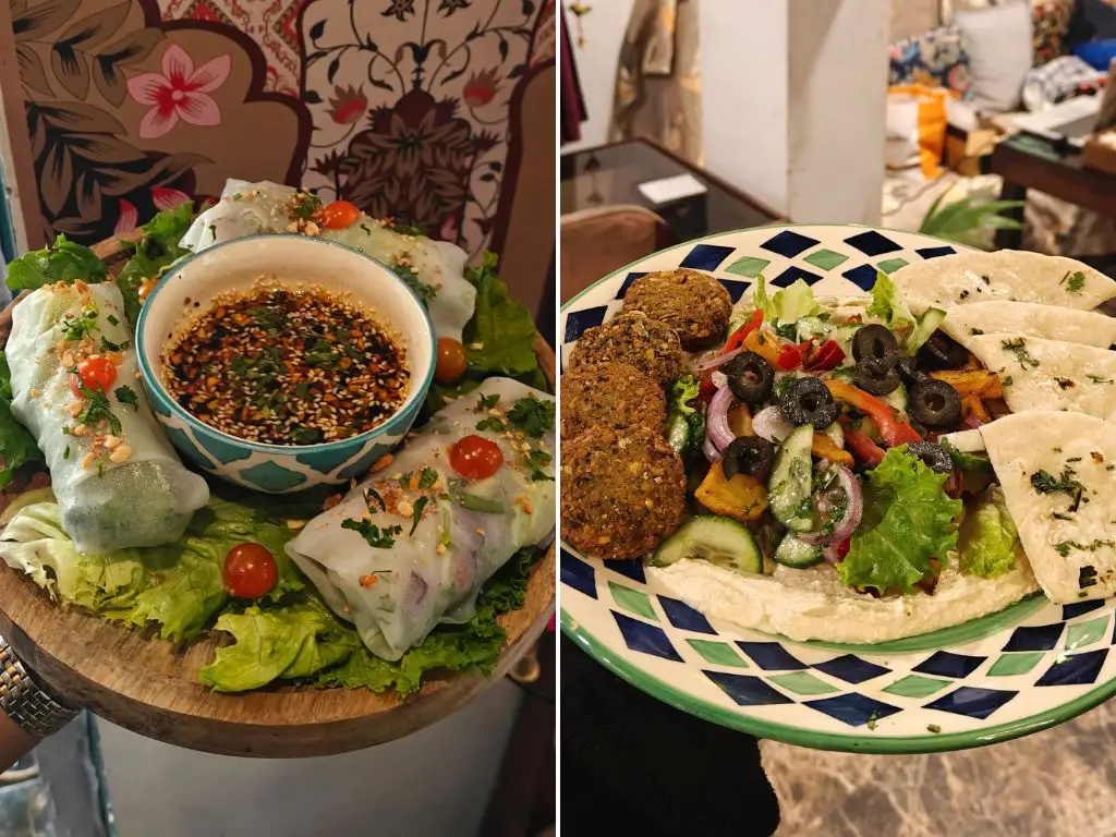 Amrisha's café now sells a variety of dishes from around the world.