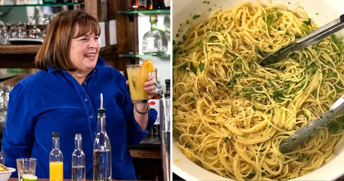 I made Ina Garten’s 3-ingredient pasta, and it was the easiest 10-minute dinner