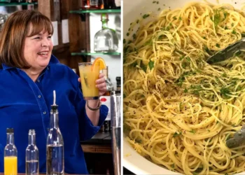 I made Ina Garten’s 3-ingredient pasta, and it was the easiest 10-minute dinner