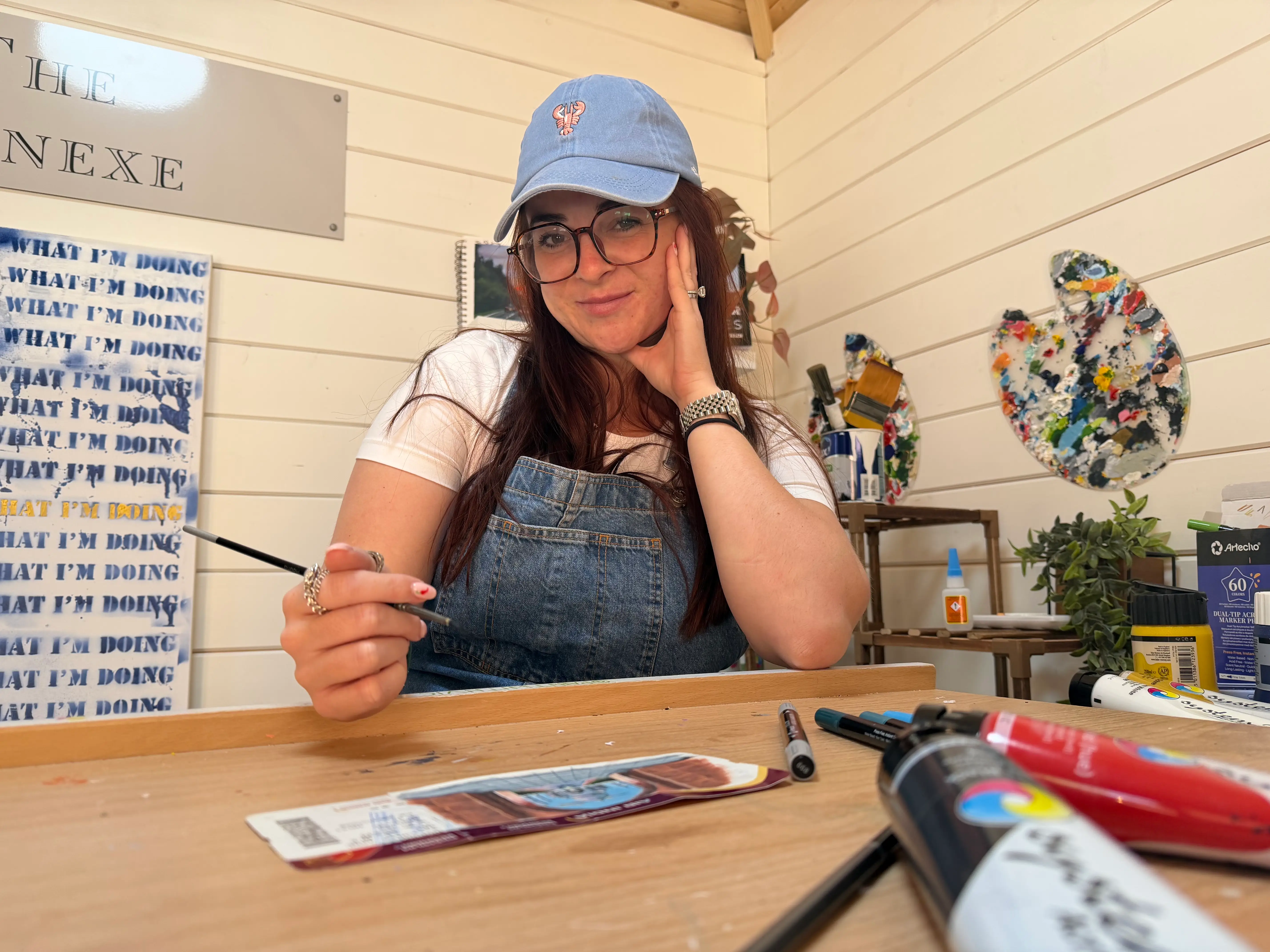 Victoria Hugo left her social media business to pursue art full time.