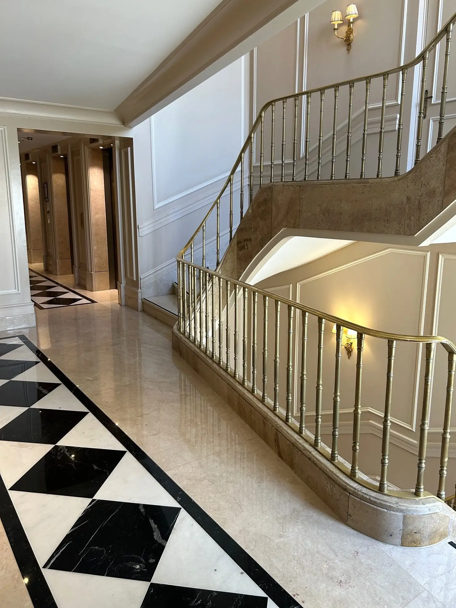 Hallway in the Hotel Grande Bretagne